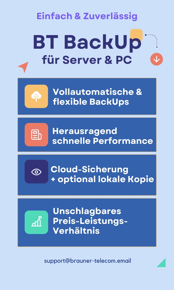 BT BackUp Server und PC - cloud-systempartner.de