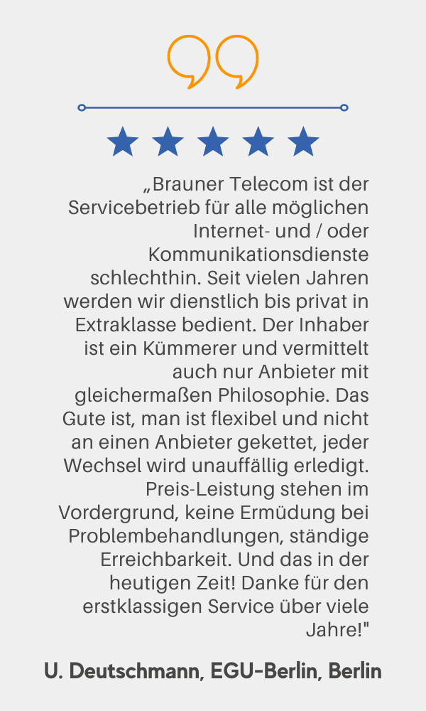 Brauner Telecom Referenz 01