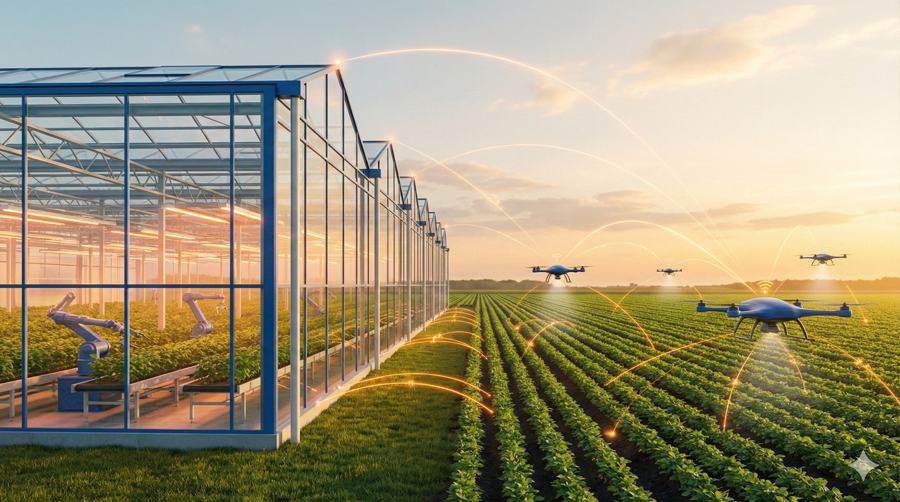 M2M Multinetz in der Landwirtschaft